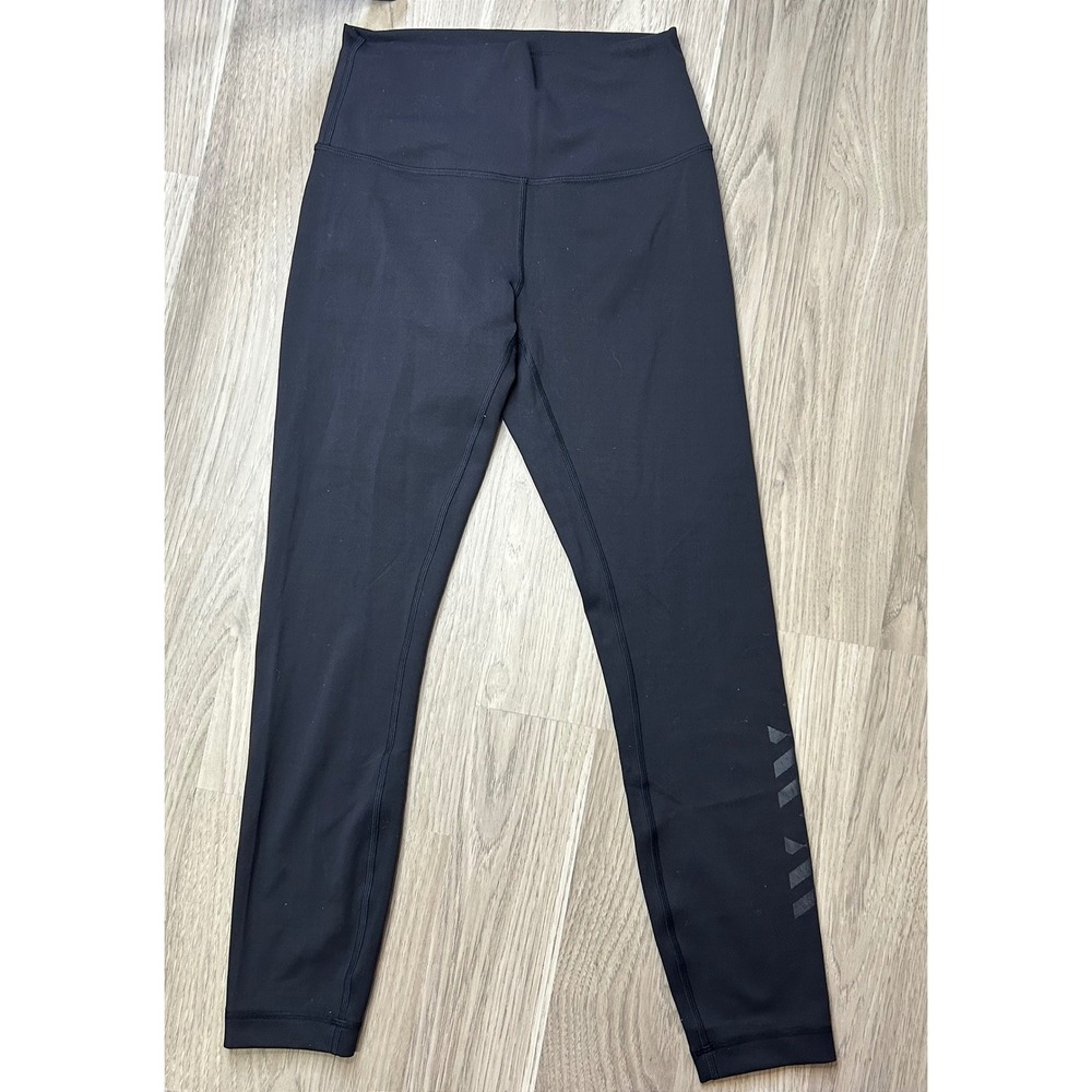 Lululemon Gorpcore Bauer High Rise Leggings 6 Athleisure Sporty Black Yoga Fit
